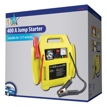 CAR-START02 Auto jump starter met compressor Verpakking foto